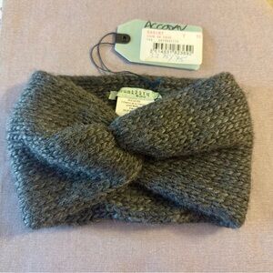 Gray Knitted Headband